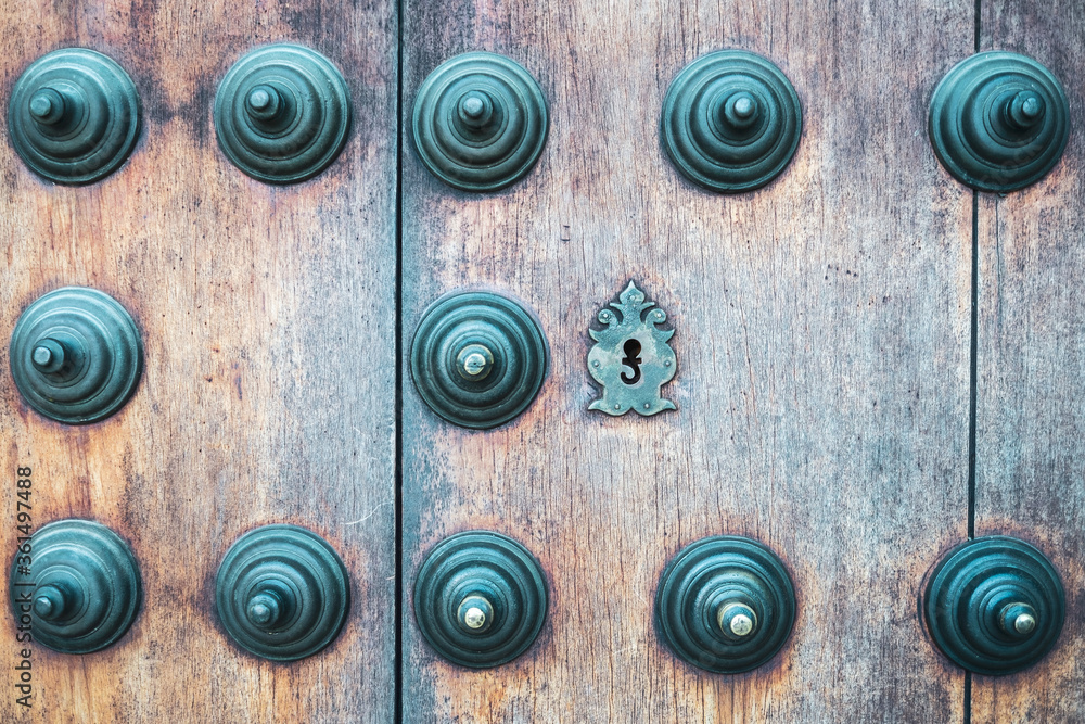 Fototapeta premium old wooden door