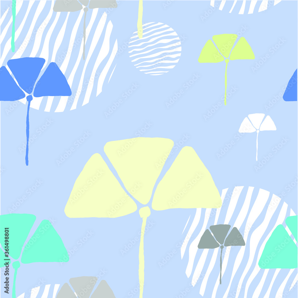 Obraz premium seamless pattern with colorful flowers