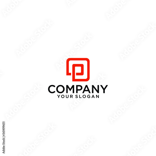 letter or P logo design. vector logo concept
