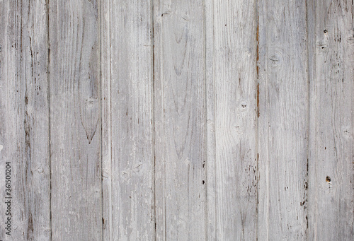 White and gray wood texture background. Top view surface of the wooden planks texture.