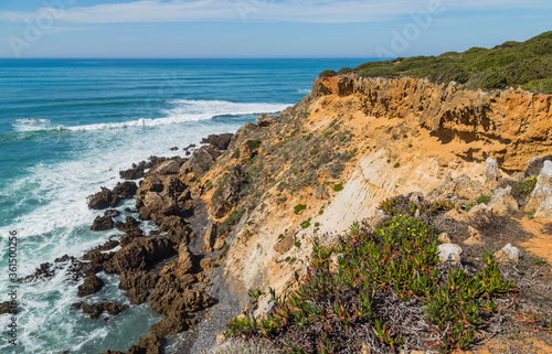 Atlantic rocky coast view