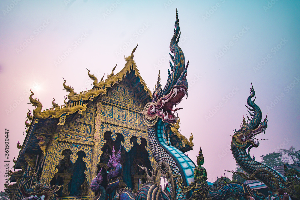 Temple in CHiang Rai, North Thailand