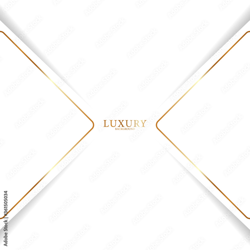 Abstract polygonal pattern luxury white with gold Abstract polygonal pattern luxury white with gold