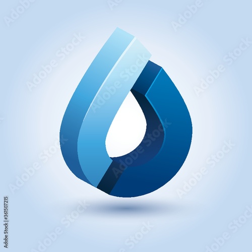 Abstract droplet icon