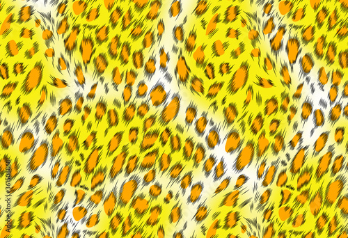 leopard print background illustration design