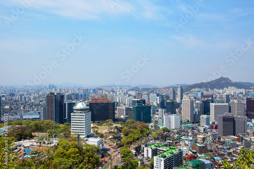 Downtown skyline of Seoul, South Korea © Алексей Сыркин