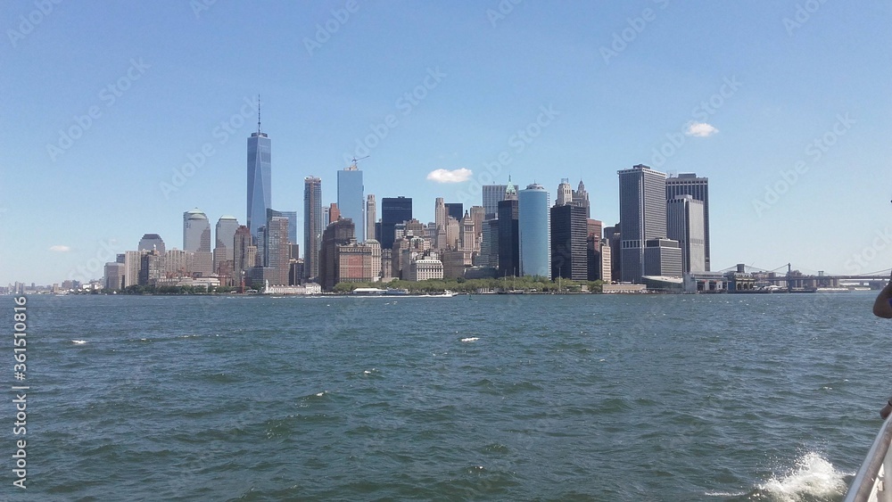 Paysages de la Ville de New York aux Etats-Unis