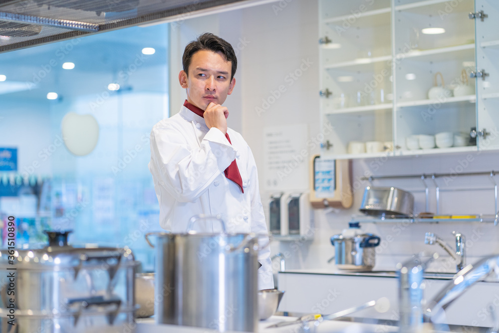 料理人 日本人 ポートレート 料理人 日本人 ポートレート