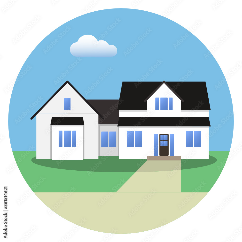 vector illustration of a house