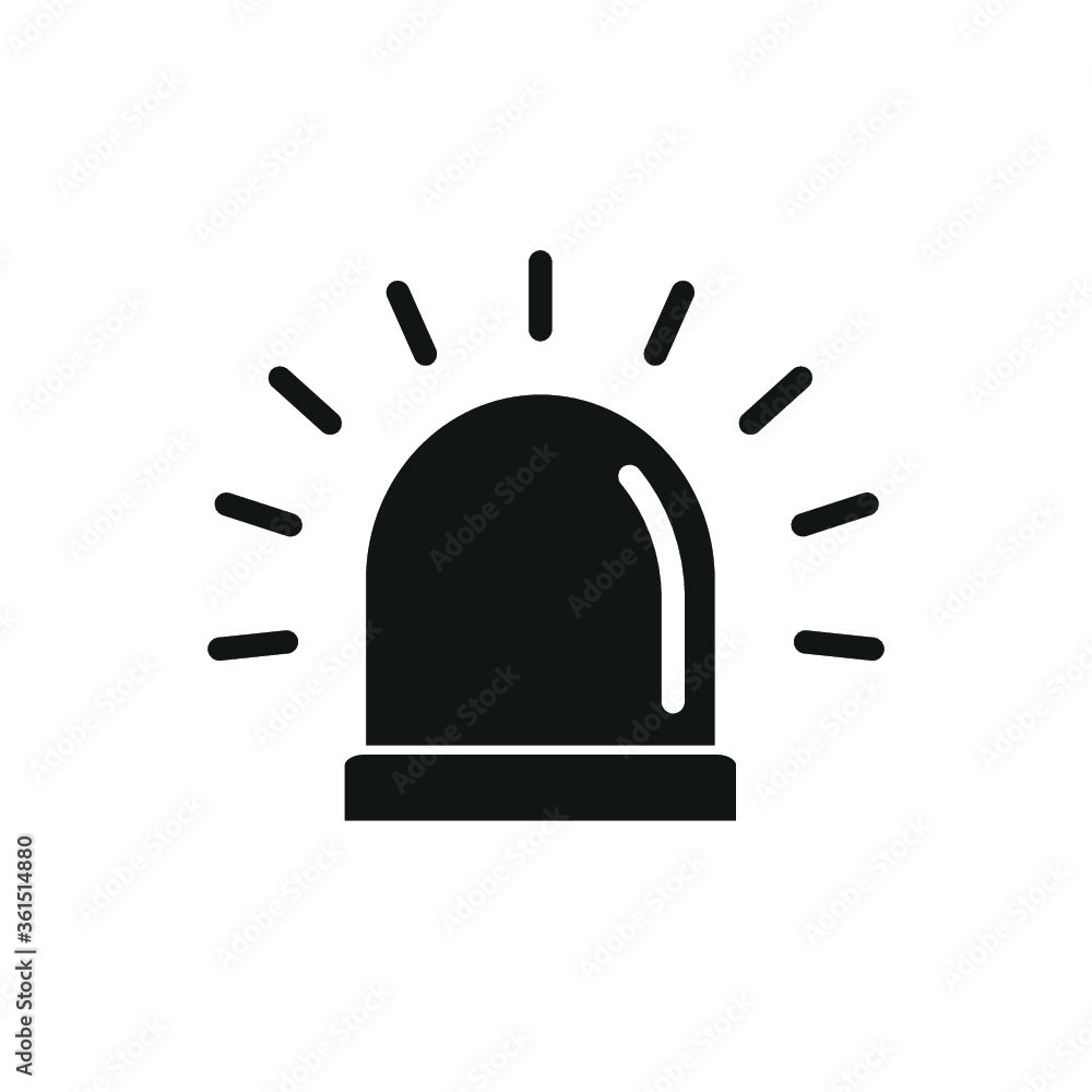 Siren icon in trendy outline style design. Vector graphic illustration. Suitable for website design, logo, app, and ui. Siren icon in trendy outline style design. Vector graphic illustration. Suitable for website design, logo, app, and ui.