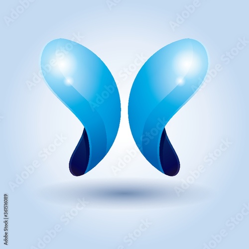 Abstract droplet icon