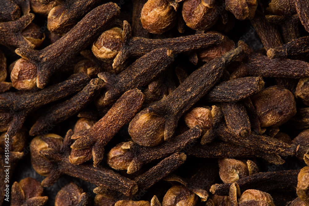 Clove spice as background texture closeup. Macro Clove spice as background texture closeup. Macro