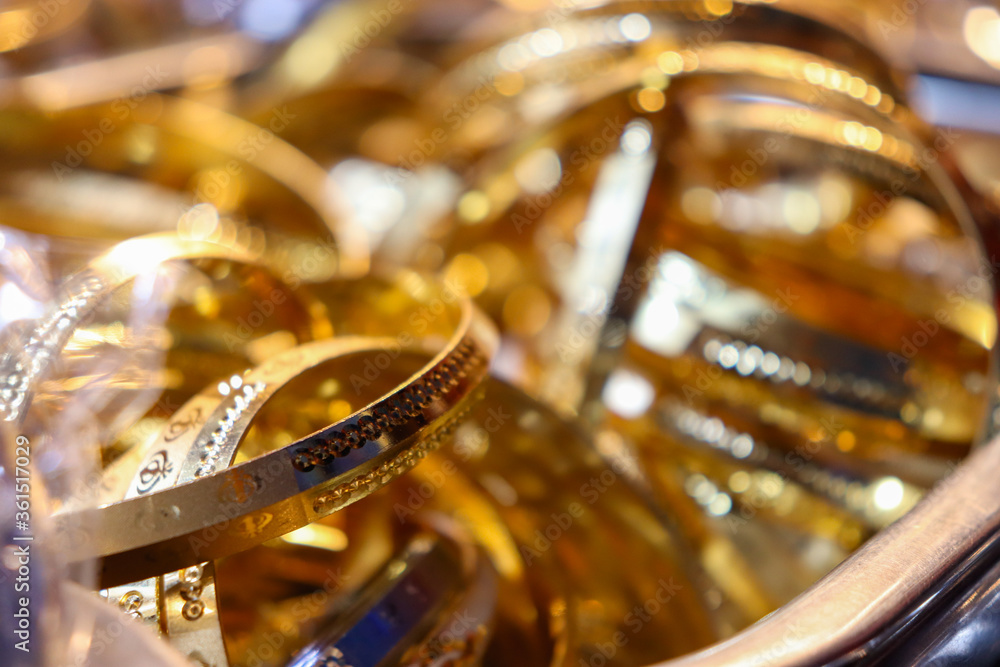 golden kada bracelet kept for selling outside golden temple