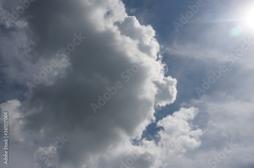 beautiful blue sky whith clouds