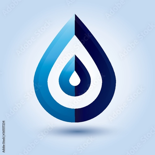 Abstract droplet icon