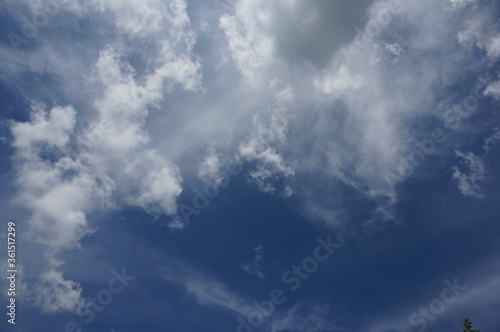 beautiful blue sky whith clouds