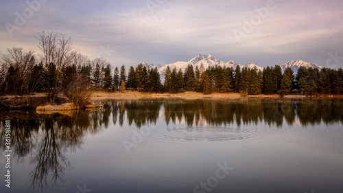 beautiful landscape with valleys, lakes and rivers in High Tatras © Jaro