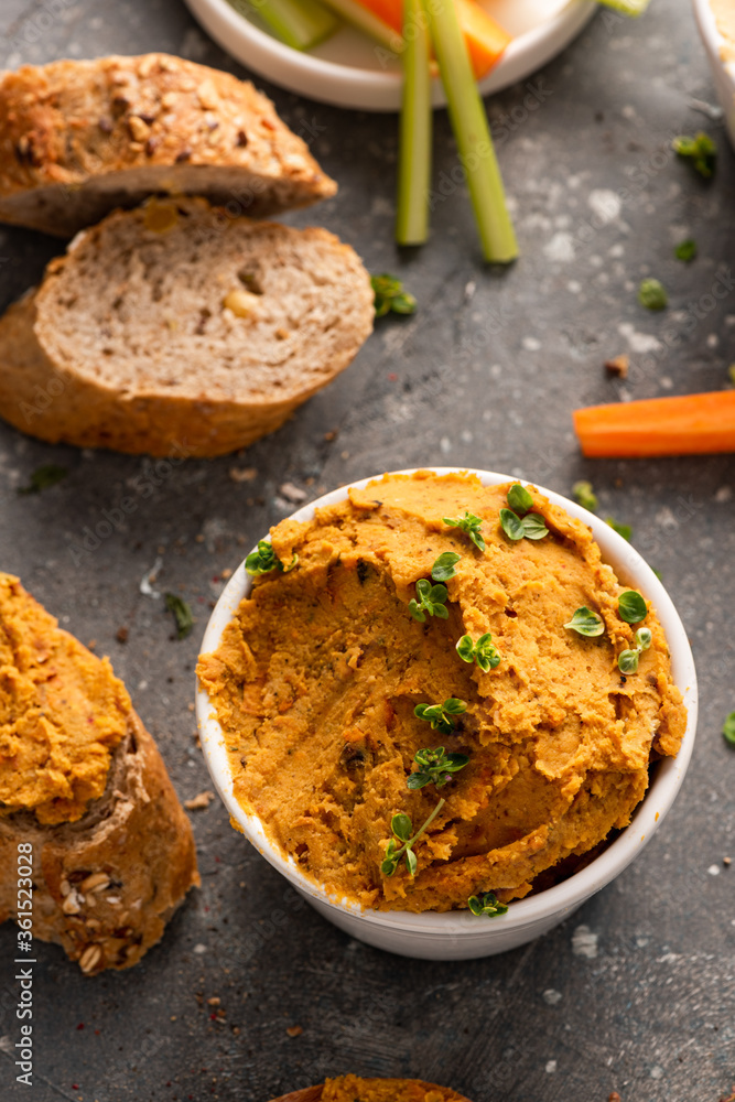 Homemeade Chickpea Hummus. Healthy Vegan Food Homemeade Chickpea Hummus. Healthy Vegan Food