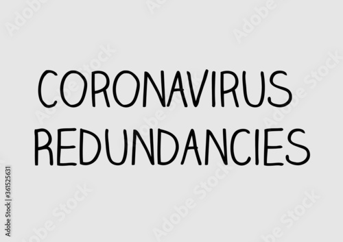 Coronavirus redundancies text