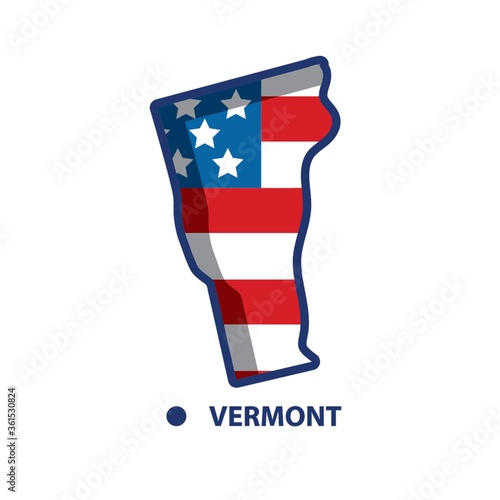 Free Download Map of vermont - GFXLoad