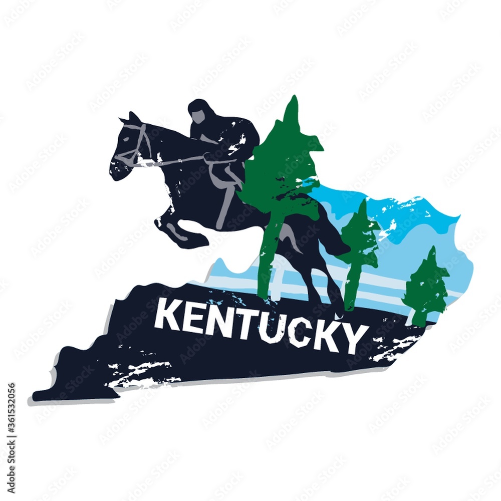 Fototapeta premium Kentucky state