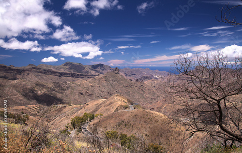 Gran Canaria, landscape of the central part of the island, Las Cumbres, ie The Summits © Tamara Kulikova