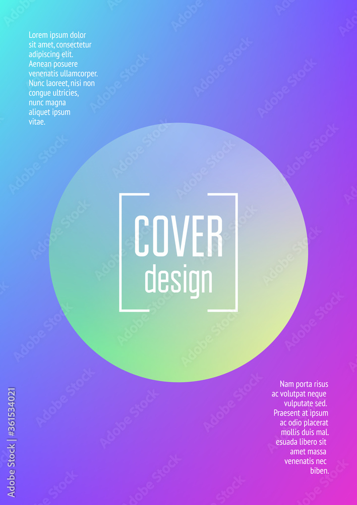 Cover fluid with round shapes Cover fluid with round shapes