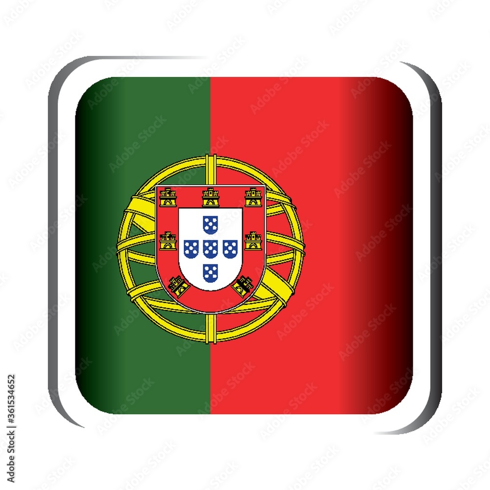 Obraz premium Portugal flag icon