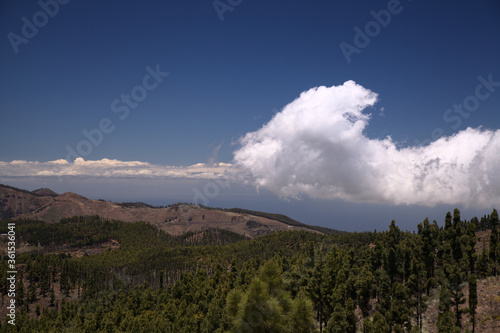 Gran Canaria  landscape of the central montainous part of the island  Las Cumbres  ie The Summits 