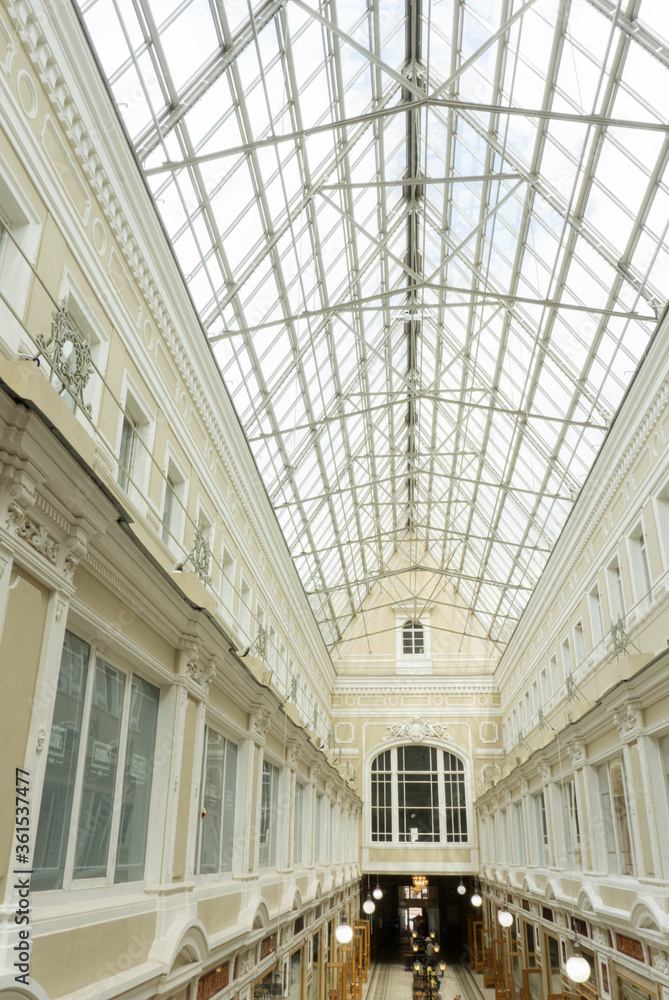 glass ceiling of the Passage store in St. Petersburg glass ceiling of the Passage store in St. Petersburg