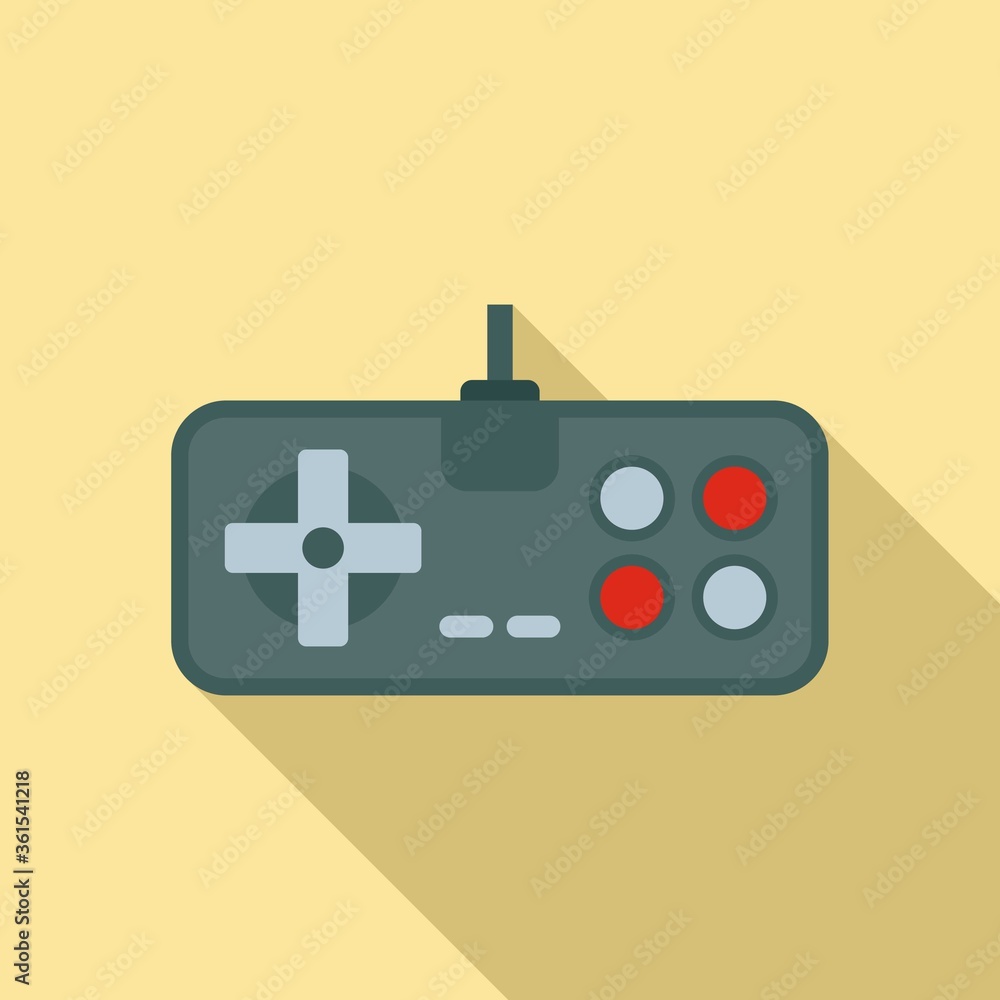 Retro game joystick icon. Flat illustration of retro game joystick vector icon for web design Retro game joystick icon. Flat illustration of retro game joystick vector icon for web design