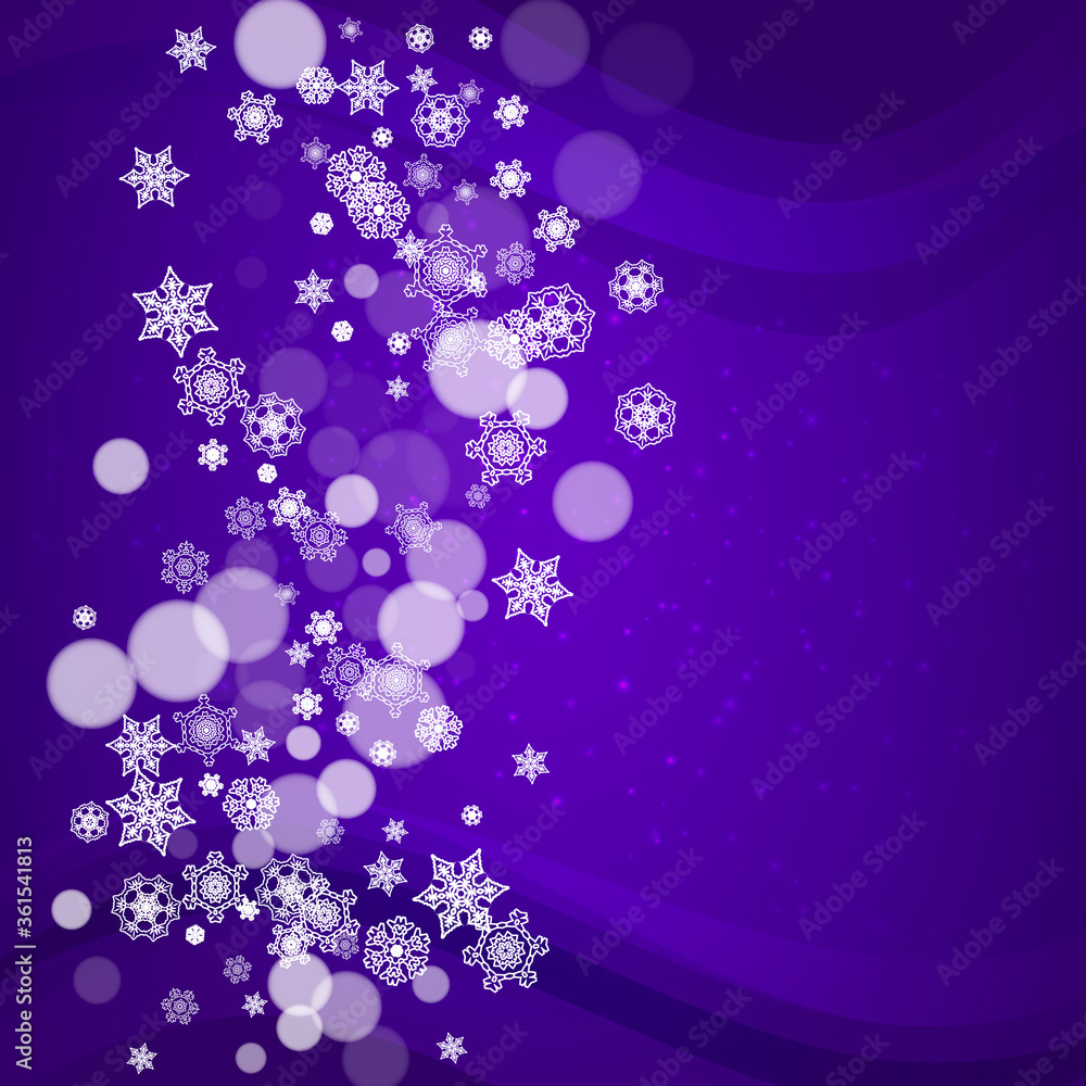 Christmas and New Year ultra violet snowflakes Christmas and New Year ultra violet snowflakes