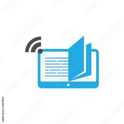 Ebook Logo Design vector