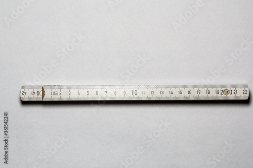 flat wooden tyle ruler, measuring tool for engineer or carpenter