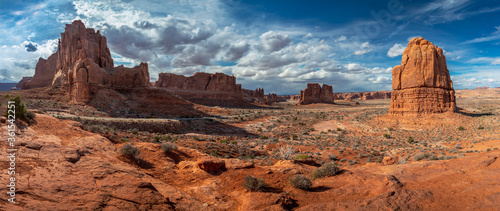 фотографія Sandstone Towers Panorama