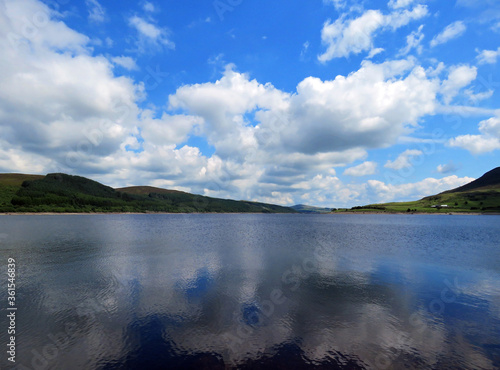 Llyn Celyn in Snowdonia, North Wales photo