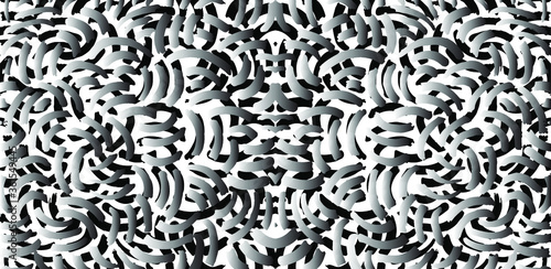 vector monochrome strokes. Chaotic strokes