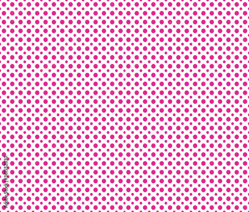 pink white polka dots