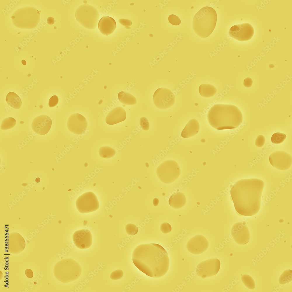 Seamless texture of cheese. Background, pattern.