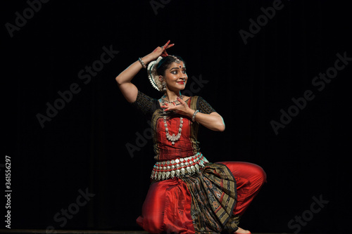 A highly talented odissi dancer photo