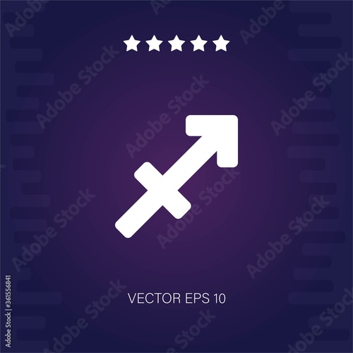 sagittarius vector icon