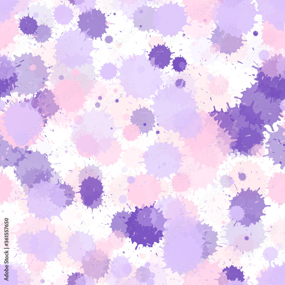 Paint pink violet stains vector seamless grunge background. Paint pink violet stains vector seamless grunge background.