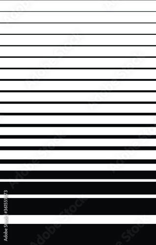 Grunge stripes set . Vector
