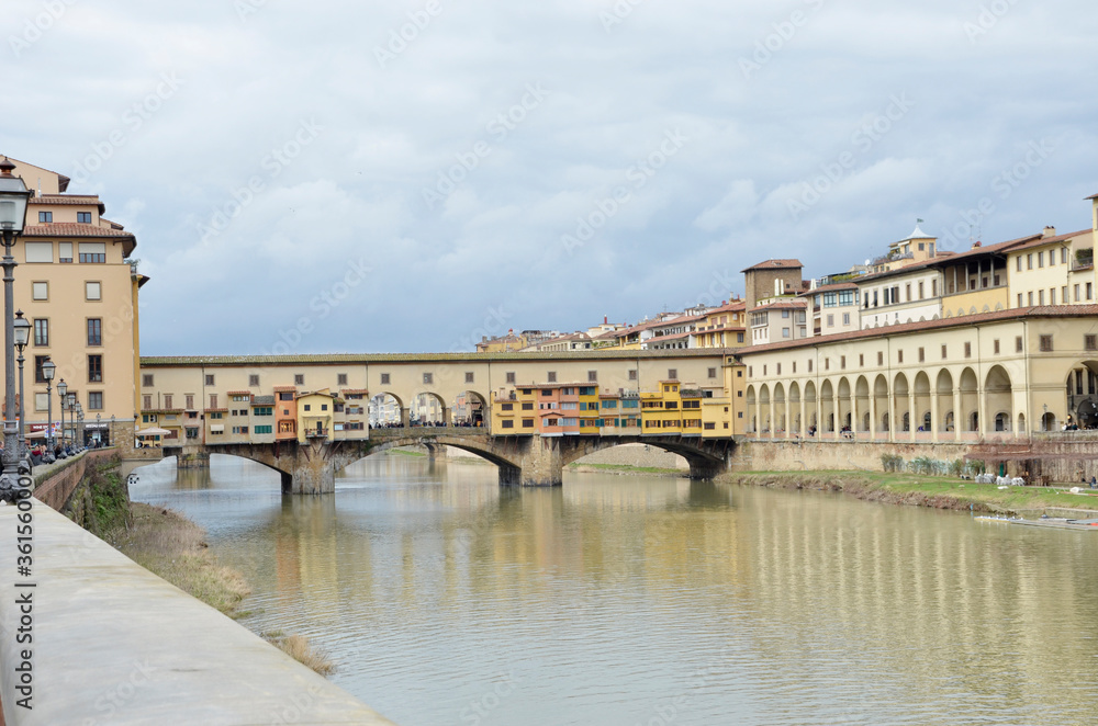 Obraz premium ponte vecchio florence italy