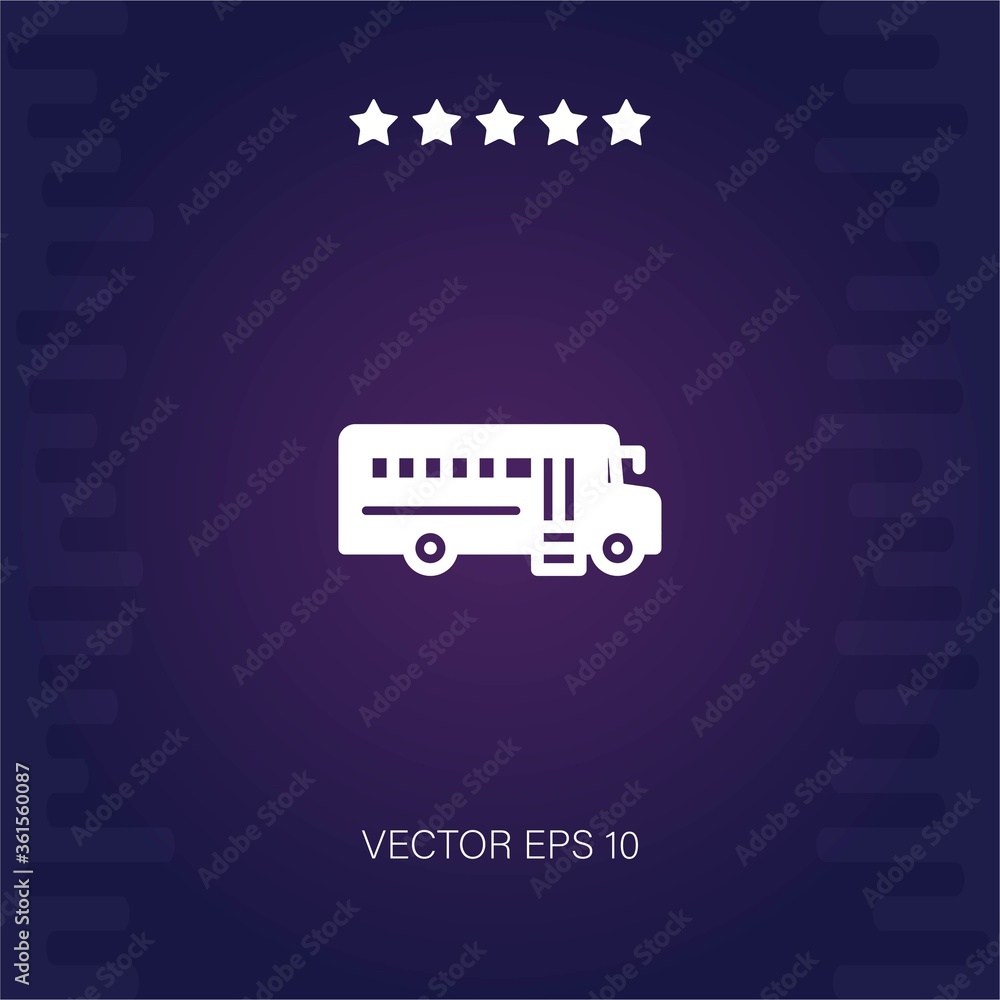 school bus vector icon school bus vector icon