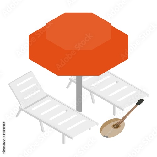 Travel turkey icon. Isometric illustration of travel turkey vector icon for web