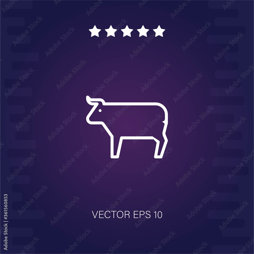 cow vector icon cow vector icon