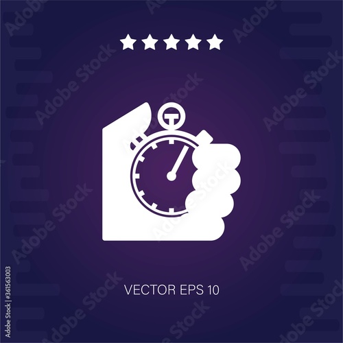 stopwatch vector icon