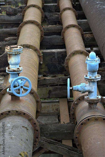 Industrial pipes and valves
