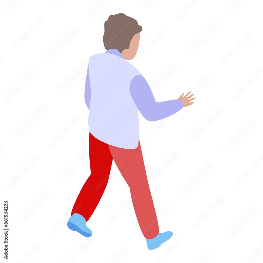 Kid icon. Isometric of kid vector icon for web design isolated on white background Kid icon. Isometric of kid vector icon for web design isolated on white background